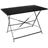 Image de The home deco factory Table de jardin pliante Palerme - Noir