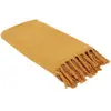 Image de Jeté de canapé coton gaufré - Ocre