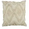 Image de The_home_deco_factory Coussin ethnique losanges - 40 x 40 cm - Beige