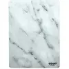 Image de Planche à Découper en Verre Marble 40cm Blanc