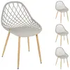 Image de Mes chaises de jardin Mally - taupe