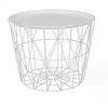 Image de The home deco factory table d'appoint - Blanc