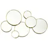 Image de The_home_deco_factory lot de 6 miroirs muraux ronds - Or