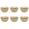 Image de Lot de 6 Bols en Verre Design Royal 70cl Or