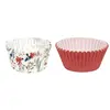 Image de Lot de 75 Caissettes de Cuisson Noël 7cm Multicolore