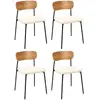 Image de Lot de 4 Chaises Scandinaves Loki 71cm Blanc