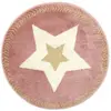 Image de Paris prix Tapis rond enfant étoile - Ø80 cm - Rose