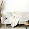 Image de Plaid effet bouclette 120x150 cm écru