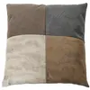 Image de Paris Prix Coussin Déco Patchwork Marron Beige