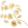 Image de Décoration Murale en Métal Fleur 54cm Or