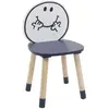 Image de Monsieur madame Chaise en bois Monsieur Heureux - Bleu