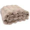 Image de Plaid Imitation Fourrure Opulence 120x150cm Taupe