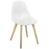 Image de Chaise Scandinave Patchwork Blanc