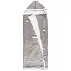 Image de Plaid Sweat Poncho Sherpa 130x170cm Gris
