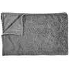 Image de Plaid Flanelle Embosse Roméo 150x200cm Gris Foncé