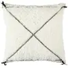Image de Coussin Sherpa Tressé Crush 40x40cm Blanc