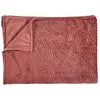 Image de Plaid Flanelle Embosse Roméo 120x150cm Terracotta