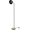 Image de Lampadaire en métal noir 145 cm.