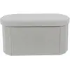 Image de The home deco factory Pouf banc pliable - Gris