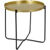 Image de Table d'appoint en métal martelé Alia 50 cm.