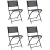 Image de Paris prix lot de 4 chaises de jardin - Gris