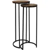 Image de The home deco factory sellettes gigognes - Noir