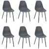 Image de Lot de 6 Chaises Gustav 87cm Gris