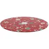 Image de Plateau de Présentation Tournant Noël 28cm Rouge