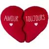 Image de Coussin Déco Détachable Coeur 35x40cm Rouge