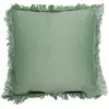 Image de Coussin Déco Déhoussable Gaufré 40x40cm Vert Sauge