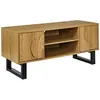 Image de The home deco factory meuble TV bois métal - Noir