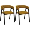 Image de Lot de 2 Chaises Design Atome 74cm Jaune