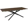 Image de The home deco factory Table à manger extensible - Marron