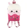 Image de Peluche Sac à Dos Bubble Tea Kawaii 32cm Rose