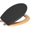 Image de Pegane Abattant WC - Gris charbon