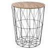 Image de Table à café filaire Kumi - Diam. 47 cm - Noir