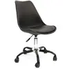 Image de Chaise de bureau à roulettes design Kiruna - Noir