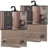 Image de Lot de 2 Rideaux isolants Tim 8 oeillets - 140 x 260 cm - Couleur lin
