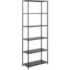Image de Bibliothèque 5 niveaux en Métal - H.185 cm - Noir