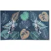 Image de Tapis Must en velours imprimé Ulimi - 50 x 80 cm - Bleu