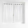 Image de Paire de voilages maille Apolline - 60 x 90 cm - Blanc