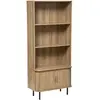 Image de Bibliothèque 2 portes Colva en bois - Marron