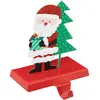 Image de Porte chaussette de Noël Père Noël - Rouge