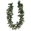 Image de Guirlande de Noël Eucalyptus L. 2 M - Vert et doré