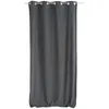 Image de Rideau en velours HEAVEN - 140 x 260 cm - Gris foncé