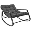 Image de Fauteuil à bascule Manda - Noir