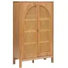 Image de Armoire 2 portes en cannage TIRIA - Marron