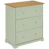 Image de Commode 3 tiroirs en bois MOHEA - Vert céladon