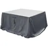 Image de Housse de protection pour table carrée M HAMBO - 165 x 165 x 80 cm - Gris