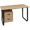 Image de Bureau avec caisson en bois - Marron